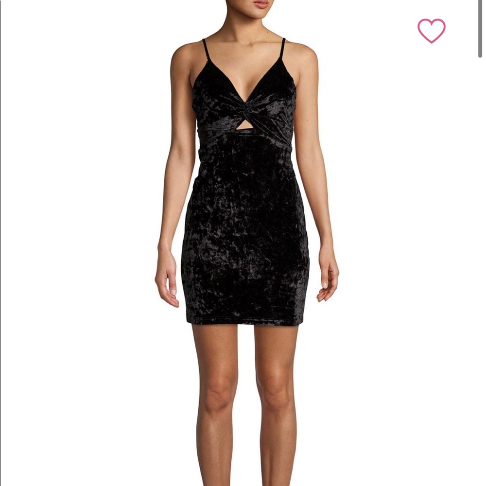 Free People crushed velvet dress